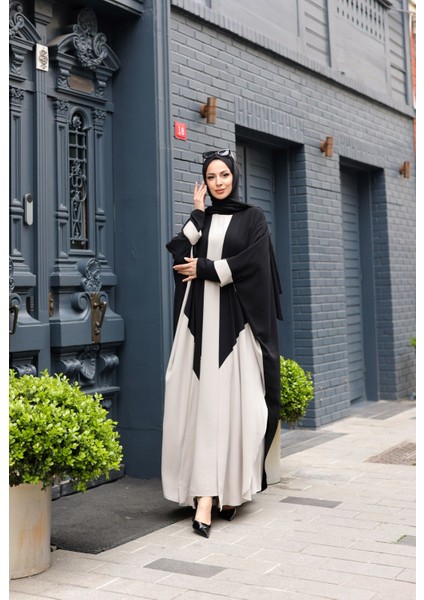 Almila Medine Ipeği Elbise & Kimono Ekru- 1003 fırsatları