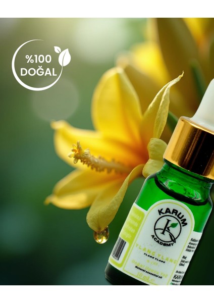 Doğal Cam Damlalıklı Ylang Ylang Uçucu Yağ 10ml fırsatları