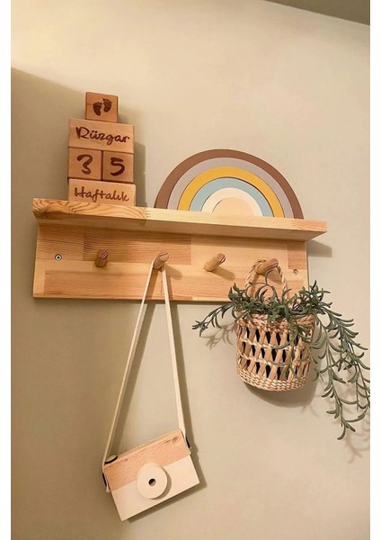 Hasır Sepet Dekoratif Duvar Süsü Oda Süsü Tasarım Mutfak Banyo Salon Duvar Dekorasyonu 10X10CM