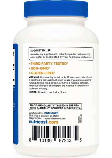 Horse Chestnut Extract 700 Mg Per Serving, 180 Capsules