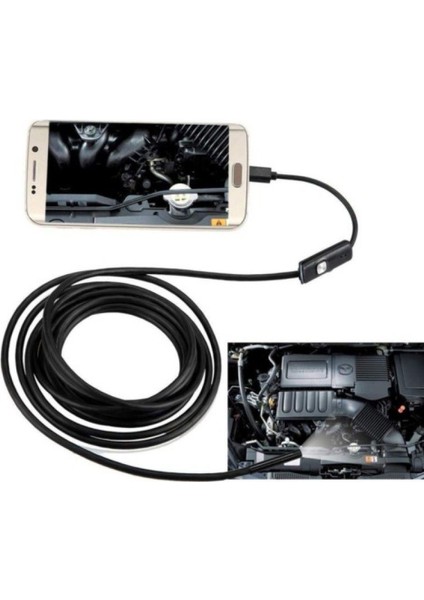 Türkiyede Tek 3 Kameralı USB Type-C 2mt Yılan Kamera