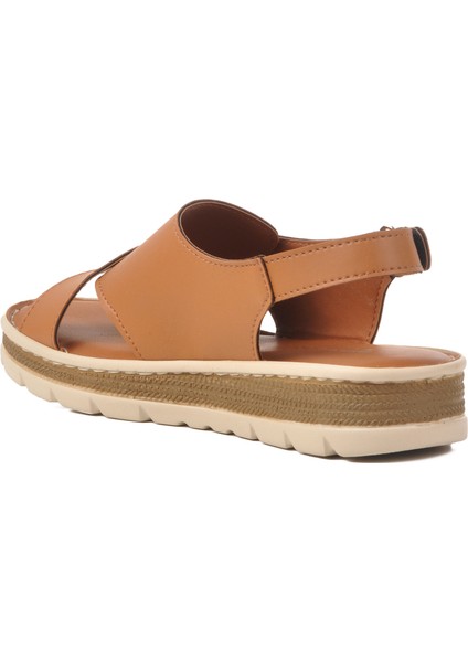 Taba Cırtlı Kadın Sandalet 492129 Z fırsatları