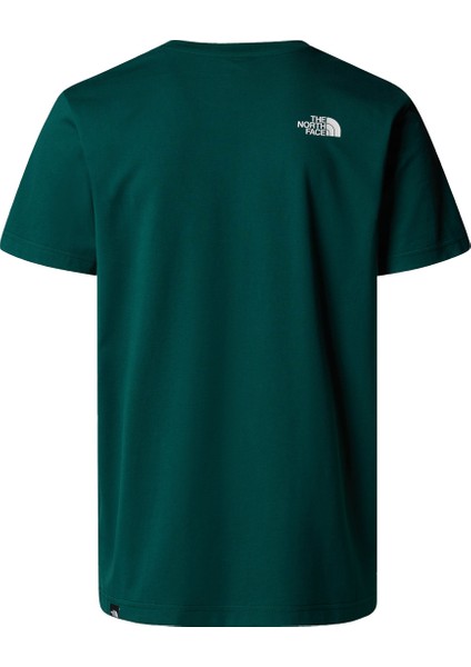 S/s simple dome tee erkek t-shirt - nf0a87ng