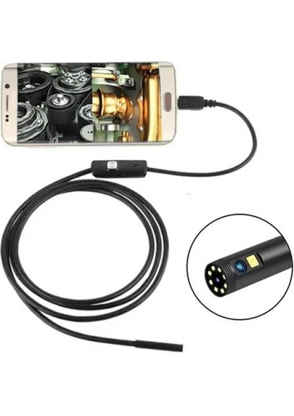 Türkiyede Tek 3 Kameralı USB Type-C 10MT Yılan Kamera