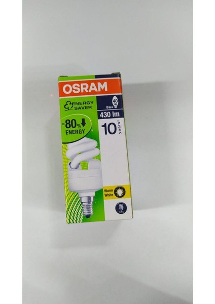 Duluxstar Mini Twist 8W/2700K 430LM E14 - Spiral Lamba- Sarı Işık