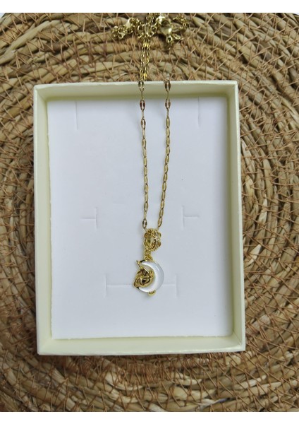 Hilal-Unicorn Özel Tasarım Kolye 45 cm