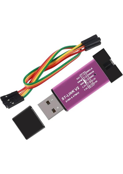 St-link V2 Mini Klon Programlayıcı - Stm32 Ve Stm8 St Link Usb Stm Programlama Cihazı