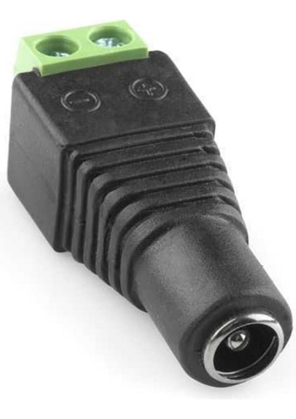 2 Set 2.1mm Dc Power Dişi Jak Klemensli Erkek Jack Cctv Konnektör Toplam 4 Parça