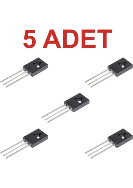 5 Adet Bd140 Transistör Bjt Pnp To-126