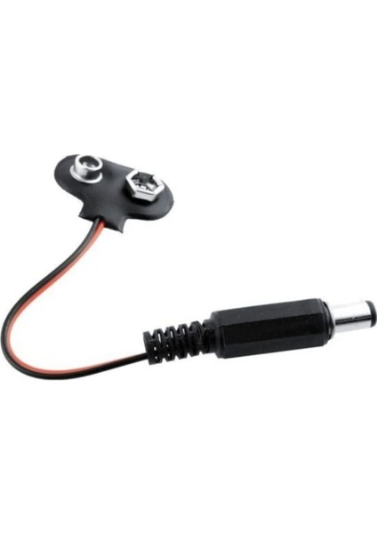 5 Adet Arduino Uyumlu Jaklı 9v Pil Yuvası / 9 Volt Pil Başlığı / Jack Battery Connector