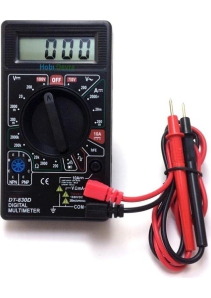 Dt830d Dijital Ölçü Aleti Multimetre Avo Metre - Dijital Ölçüm Cihazları