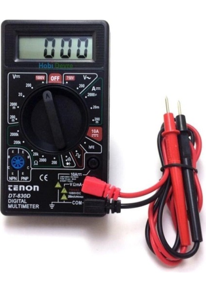 Dt830d Dijital Ölçü Aleti Multimetre Avo Metre - Dijital Ölçüm Cihazları fırsatları
