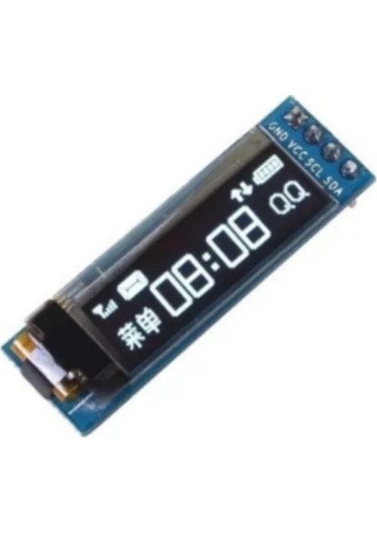 0.91 Inch Oled Ekran I2c 128×32 Ssd1306 – Ince Mini Display Mavi Arduino