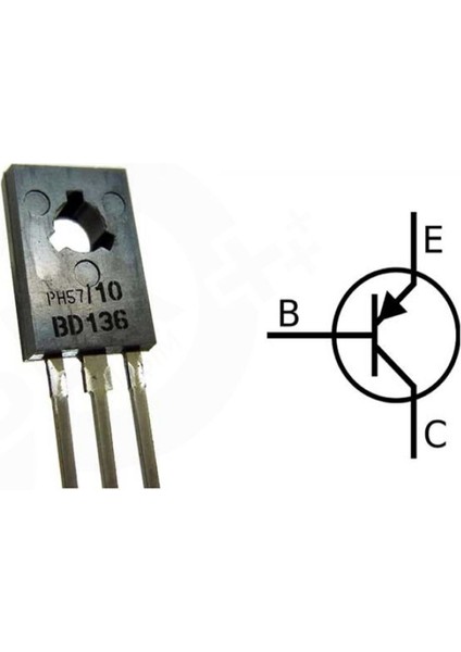 5 Adet Bd136 Transıstor 1.5a 45v Pnp To126