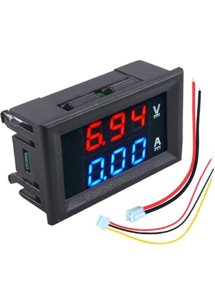 Dijital Voltmetre Dijital Ampermetre Dual Dc 0-100v 10a