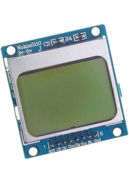 Nokia 5110 Lcd Ekran 84×48 Mavi – Pcd8544 Arduino Ekran modelleri