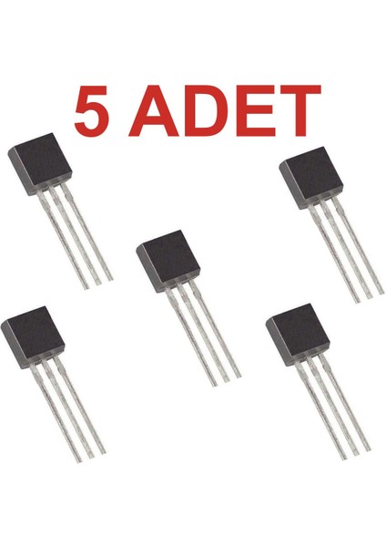 5 Adet Bc547 Npn Tip Transistör