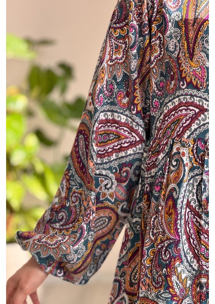 Çiçek Bahçesi Elbise- 0020