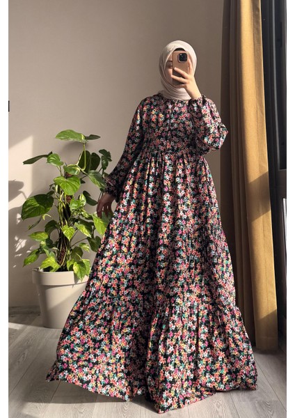 Çiçek Bahçesi Elbise - 0017 modelleri