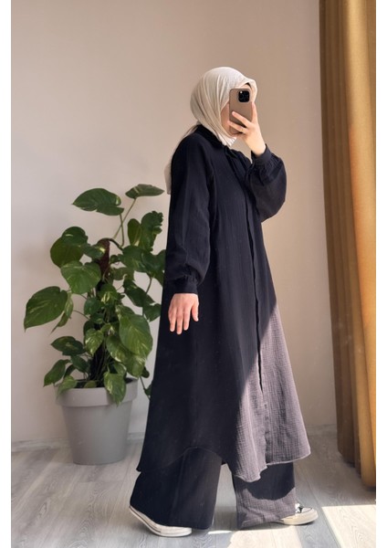 Cool Müslin Takım- Siyah