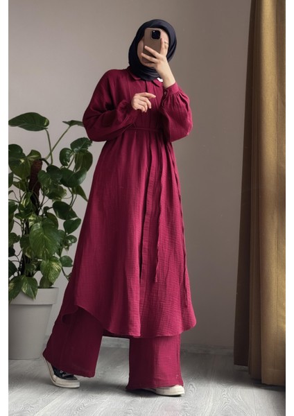 Cool Müslin Takım- Bordo fiyatları