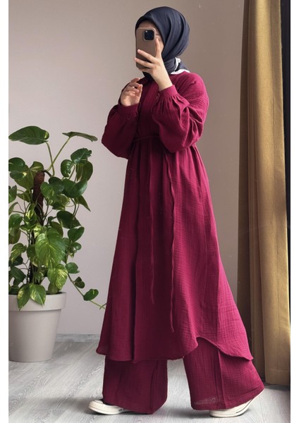 Cool Müslin Takım- Bordo fırsatları