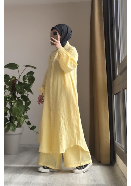 Cool Müslin Takım- Limon Sarı