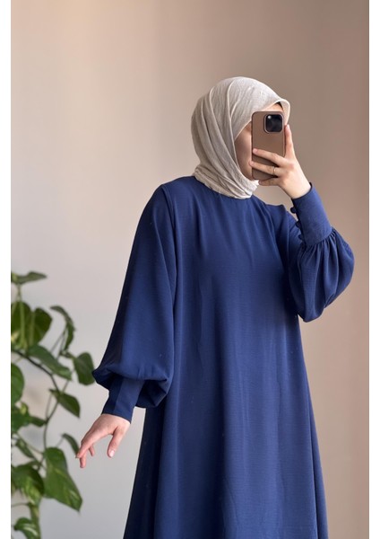 Manşet Detaylı Pantolonlu Takım - Lacivert modelleri