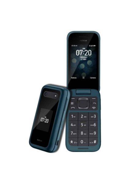 2780 Aktif Kapak Büyük Ekran Tuşlu Cep Telefonu Siyah-Koyu Yeşil