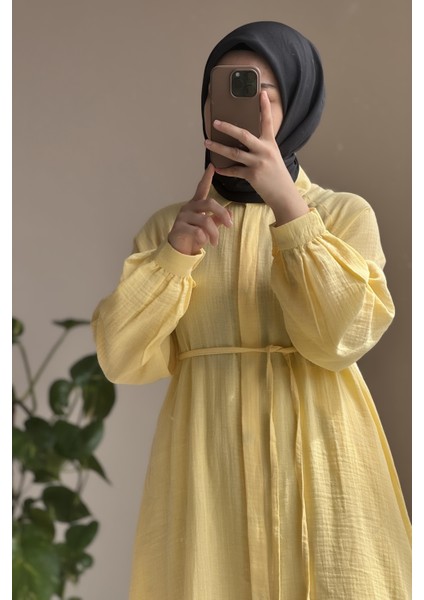 Cool Müslin Takım - Limon sarı indirimleri