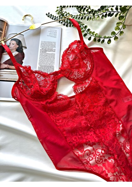 Imre Kırmızı Bodysuit