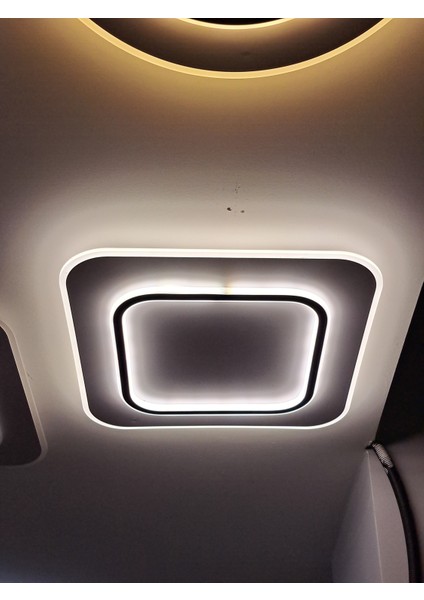 Tavana Sabit Üç Renk Kumandalı LED Plafonyer Avize fırsatları