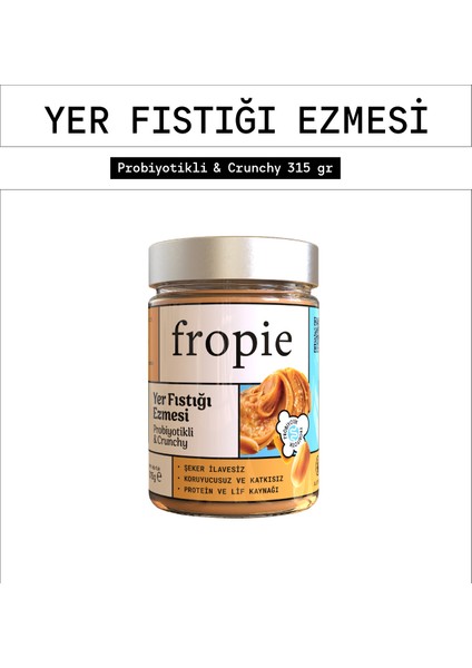 Yer Fıstığı Ezmesi - Probiyotikli Crunchy 315 gr