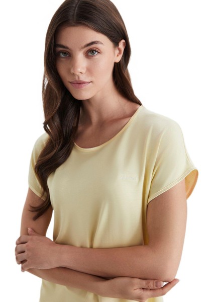Kadın Sarı Pijama Takım 2741