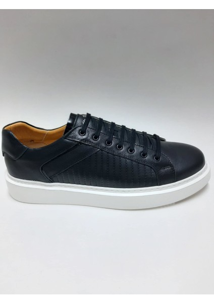 Deri Bağcıklı Siyah Büyük Beden (45-46 ...48) Erkek Ayakkabı C-844736CZLF