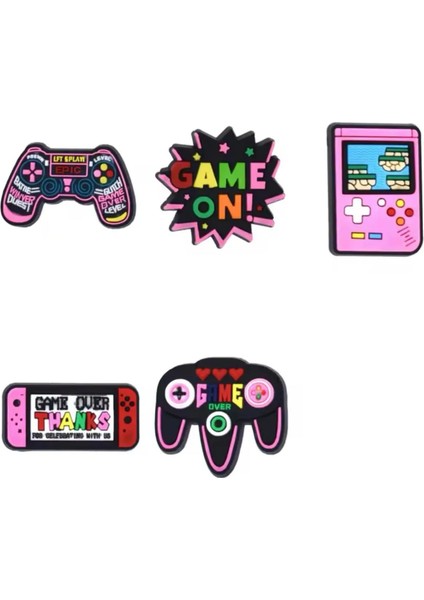 Ledli Yanıp Sönen Oyun Figür Terlik Süsü Üç Boyutlu/ışıklı 3D Charm/jibbitz fiyatları