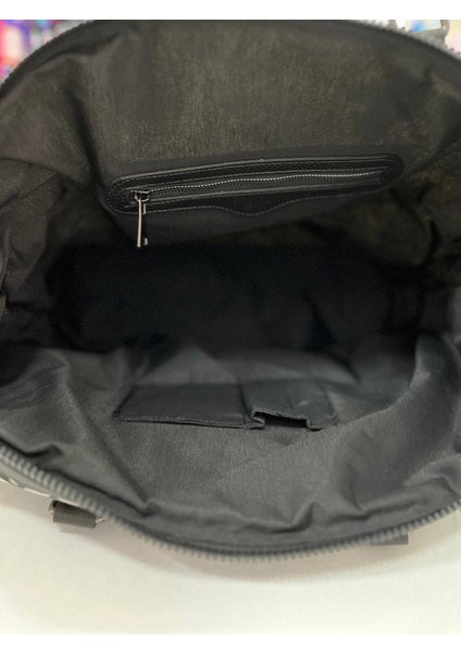 Kırmızı -Siyah Leopar Desenli Çanta modelleri