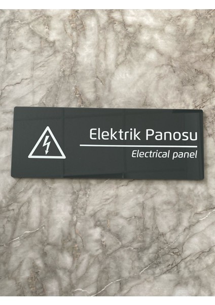 Elektrik Panosu Uyarı Levhası
