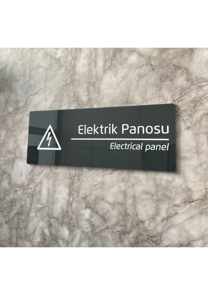 Elektrik Panosu Uyarı Levhası modelleri