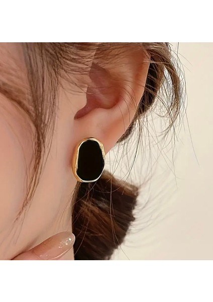 Oval Küpe
