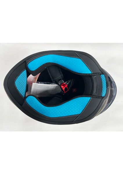Targo S Brik C8 Şeffaf Vizörlü V-14B Kapalı Kask Mat Renk