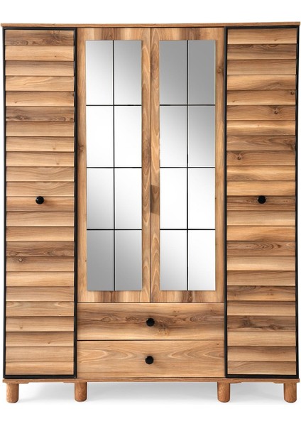 Formila Mdf 4 Kapılı Dolap-Ceviz