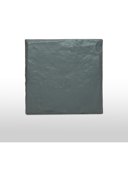 Dekoratif Bahçe Basamak Taşı, 4lü Paket, Plastik Yer Döşemesi, 39 cm x 39 cm, Antrasit