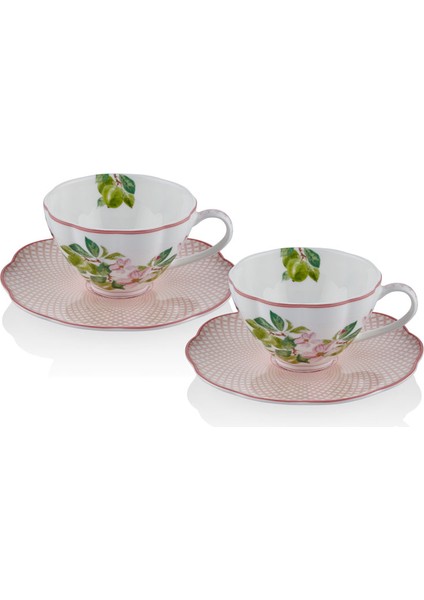 Tea Delight Horticool Pink 2li Çay Fincanı Seti