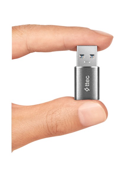 USB 3.1 To Type-C Otg Dönüştürücü Adaptör, 10 Gbps Veri Aktarım, Mini Type C Çevirici