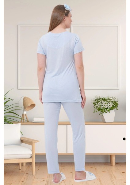 Sabahlıklı Hamile Lohusa Pijama Takımı