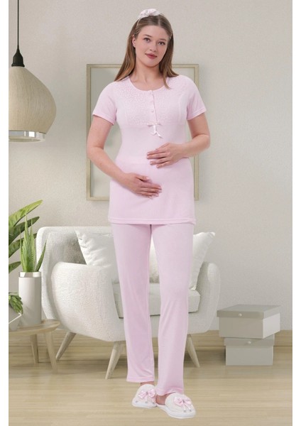 Sabahlıklı Hamile Lohusa Pijama Takımı