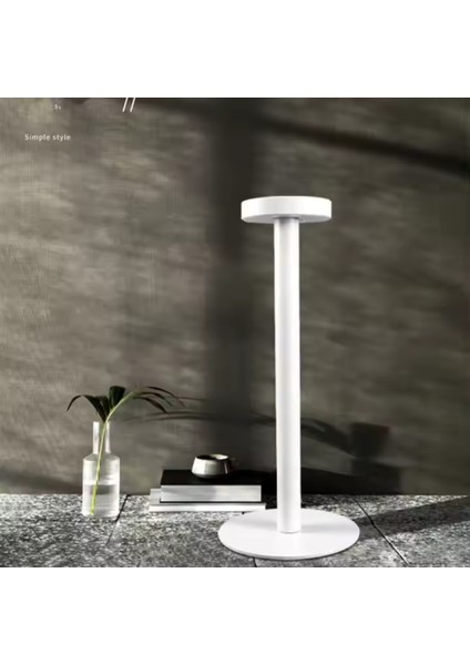Dokunmatik Şarjlı Dekoratif Halter LED Masa Lambası