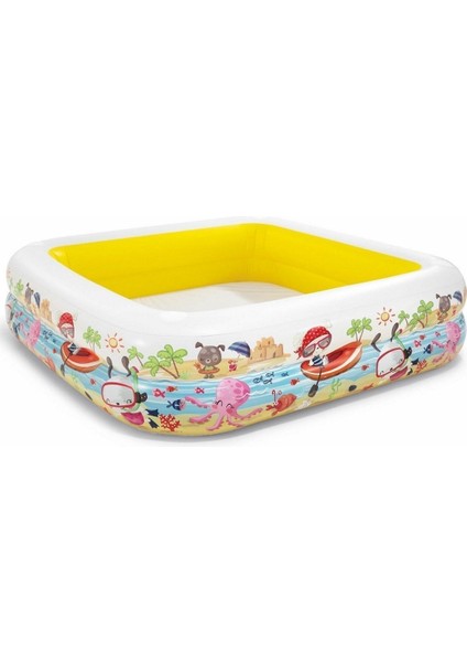 Kare Şişme Havuz 157X157X122CM 57470 fırsatları