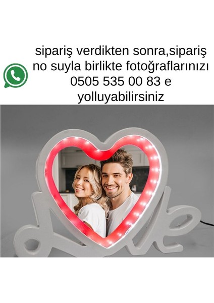 LED Işıklı Love Fotoğraflı Sihirli Ayna fırsatları